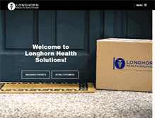 Tablet Screenshot of longhornhealth.com